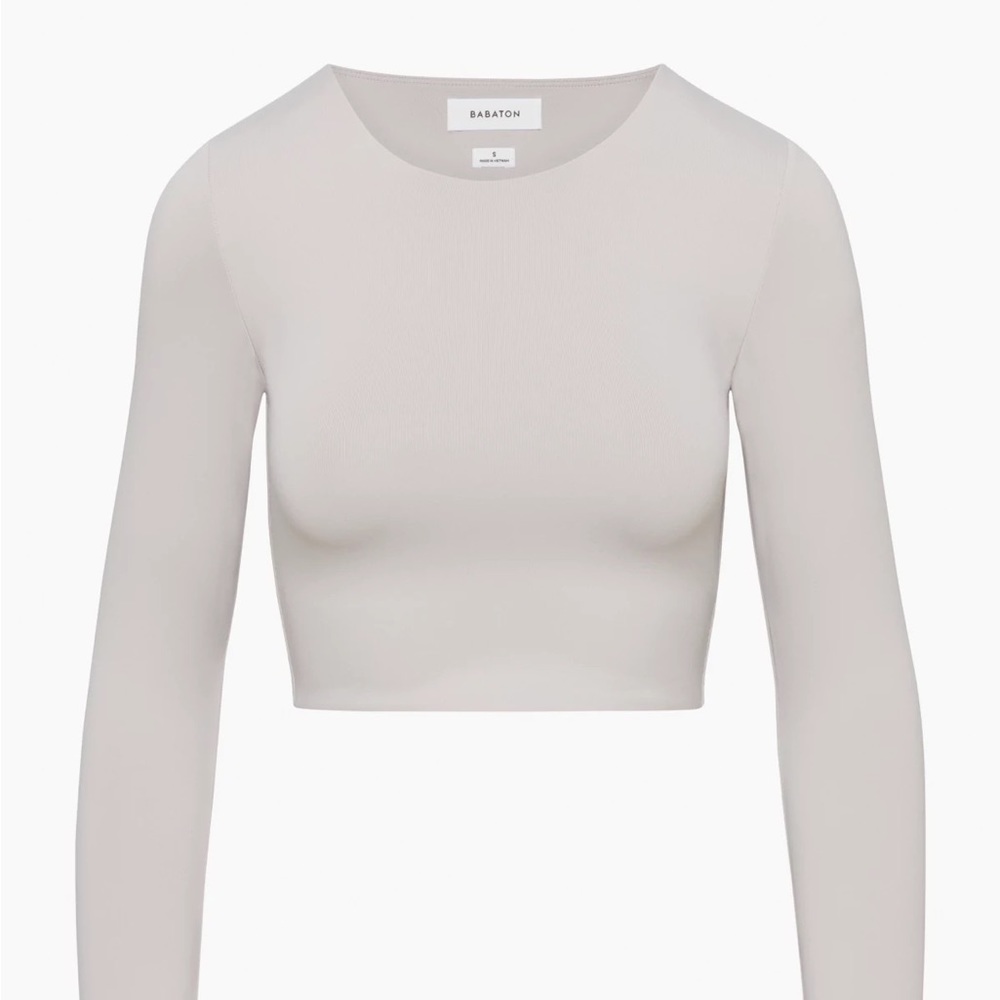 Babaton Contour Crew Cropped Longsleeve size 2XS
